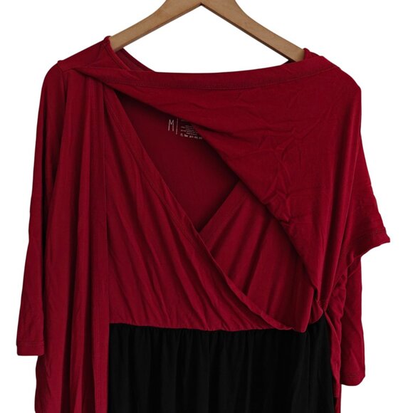 Latched Mama Nursing Wrap Maxi Dress M - Picture 3 of 5